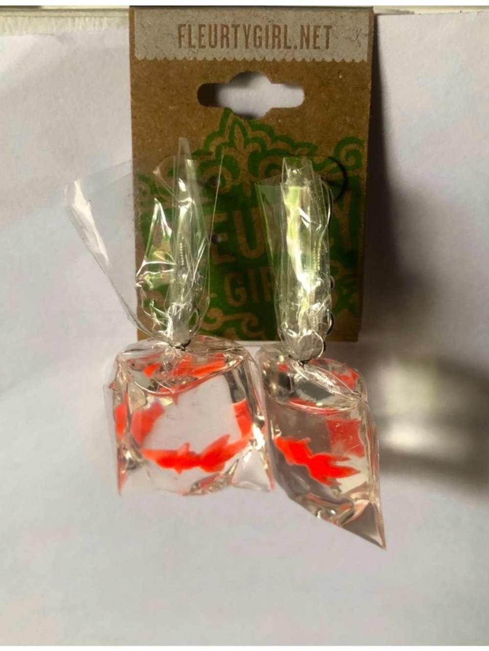 Boutique Faire Fish Novelty Dangle Earrings